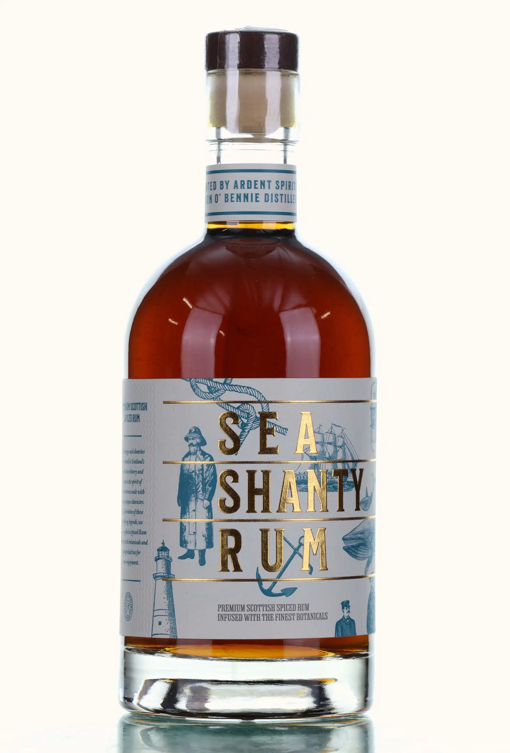 Ardent Spirits Sea Shanty Rum, 2021, 37.5% whisky bottle