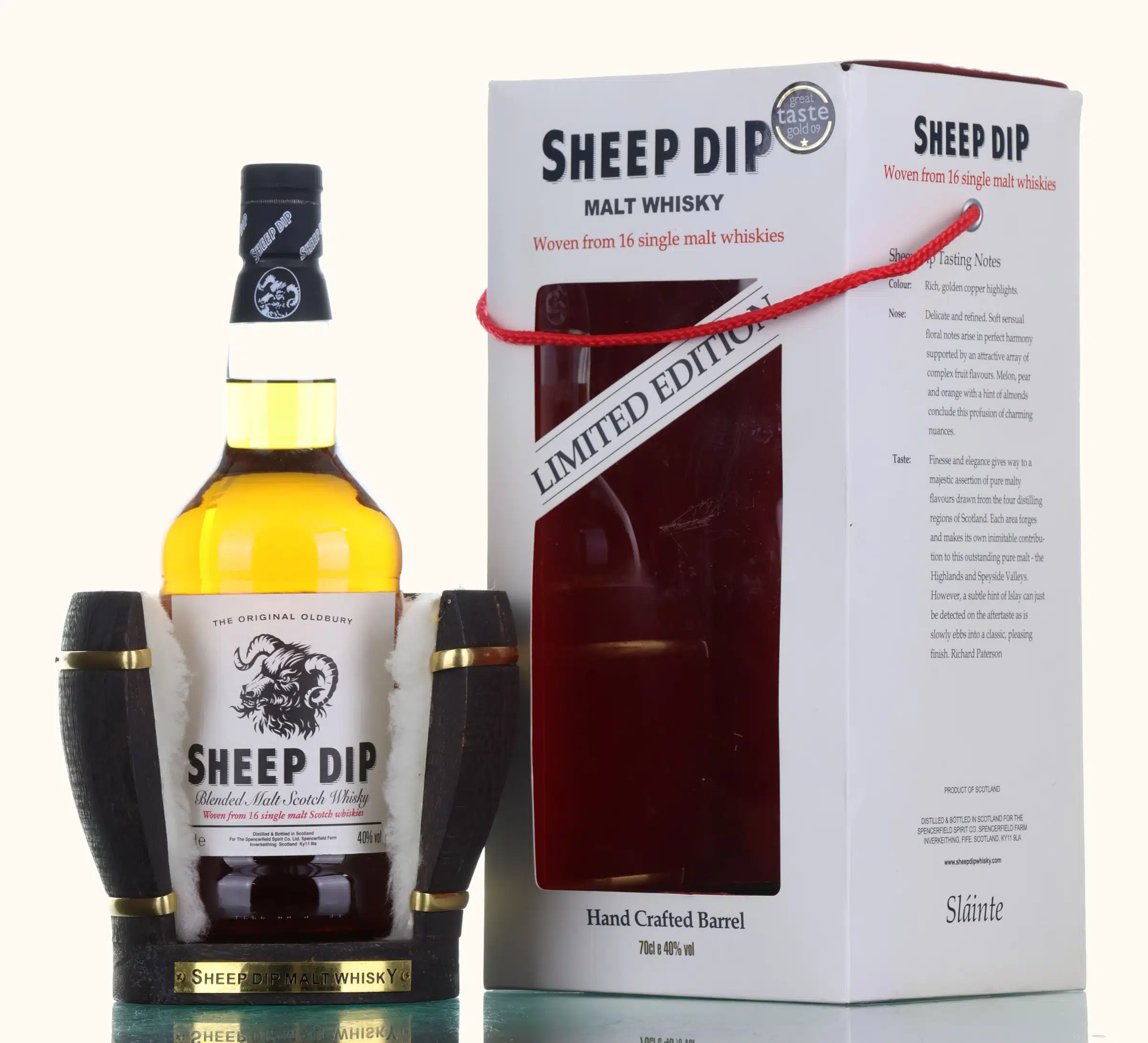 Sheep Dip Limited Edition, 40% whisky bottle