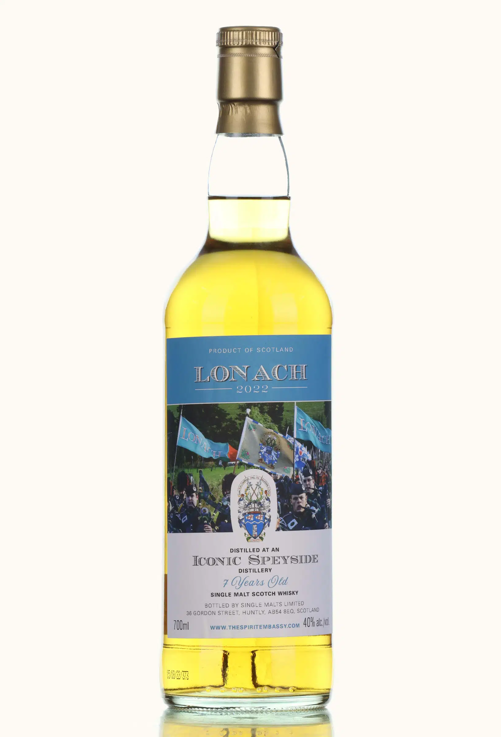 Speyside Lonach 7 Year Old, Single Malts Limited, 40% whisky bottle