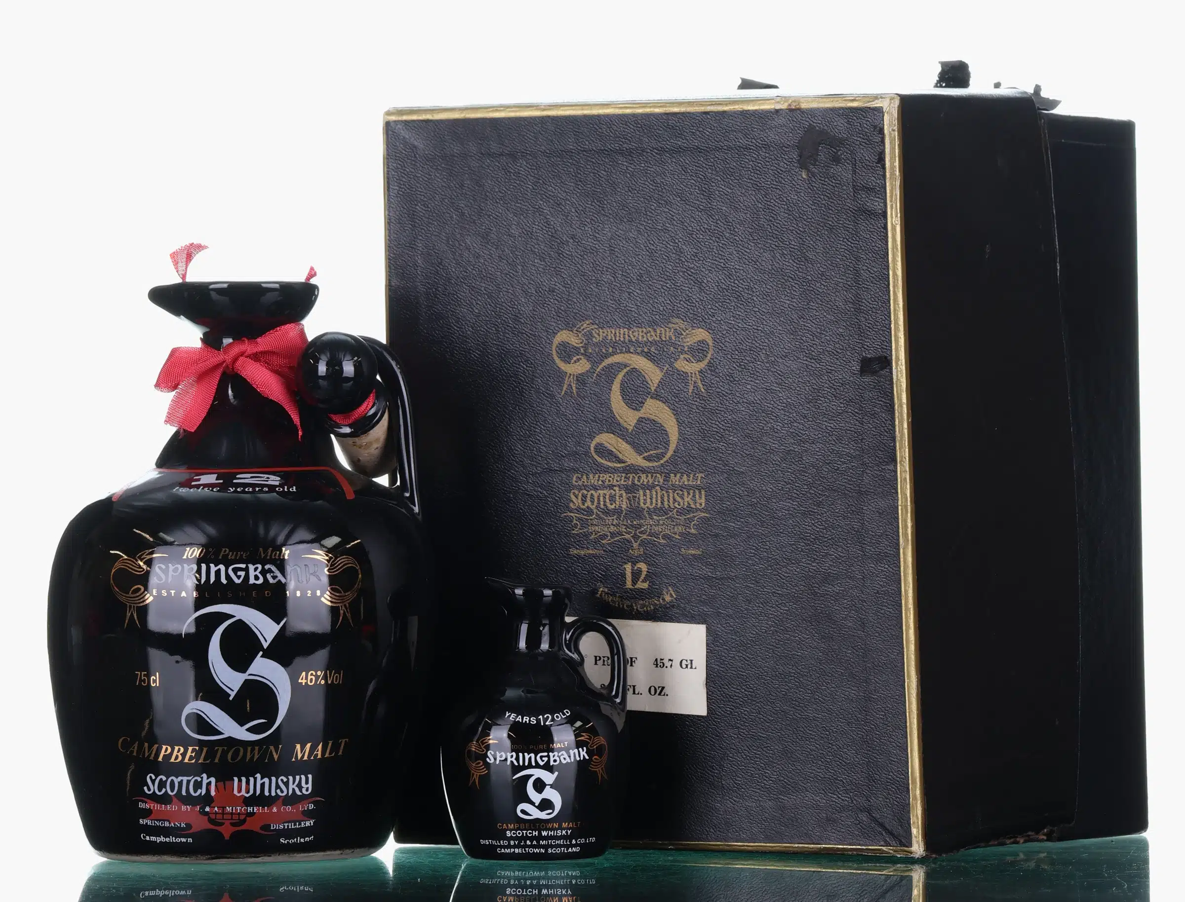 Springbank 12 Year Old Decanter, 46% whisky bottle