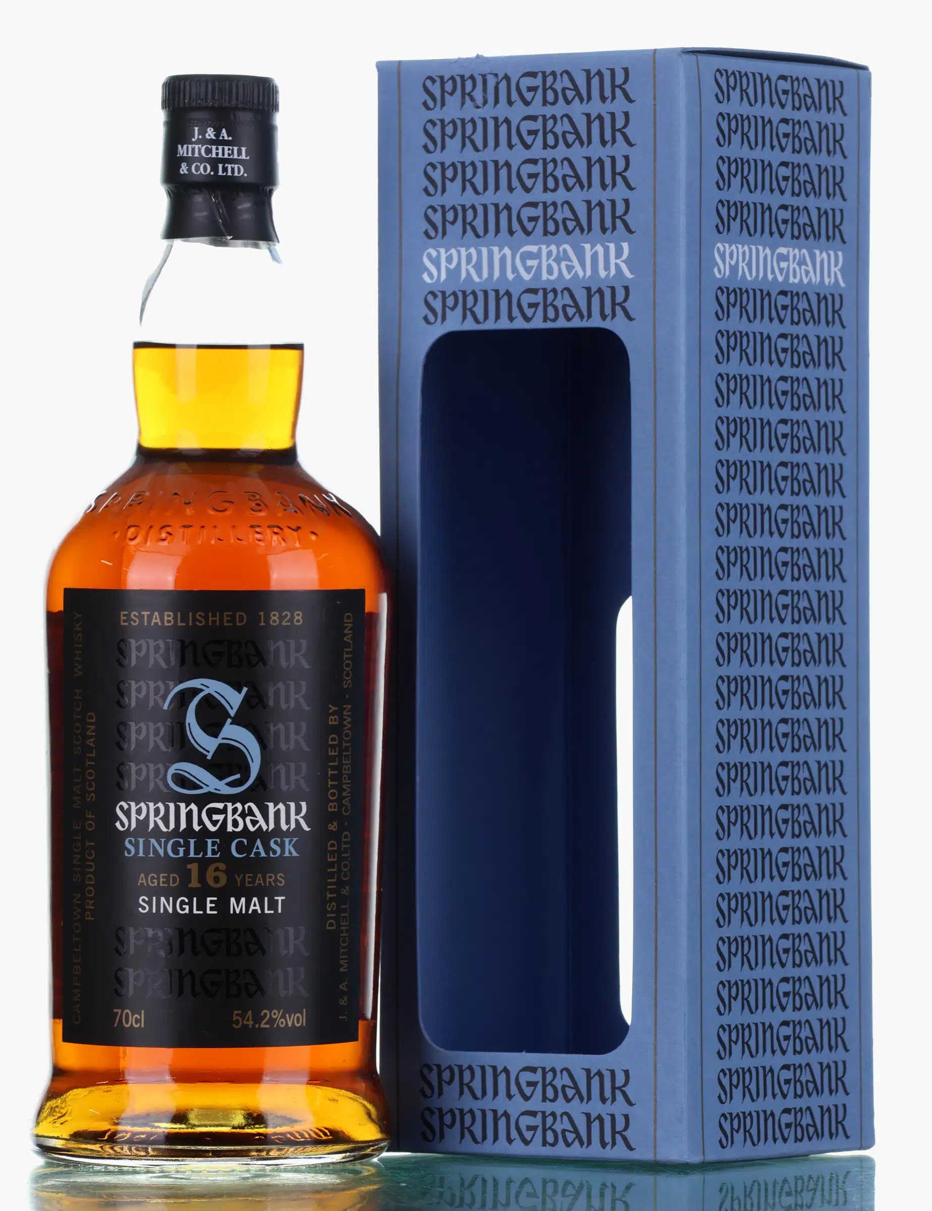 Springbank 16 Year Old, Sherry Cask, 2016, 54.2% whisky bottle