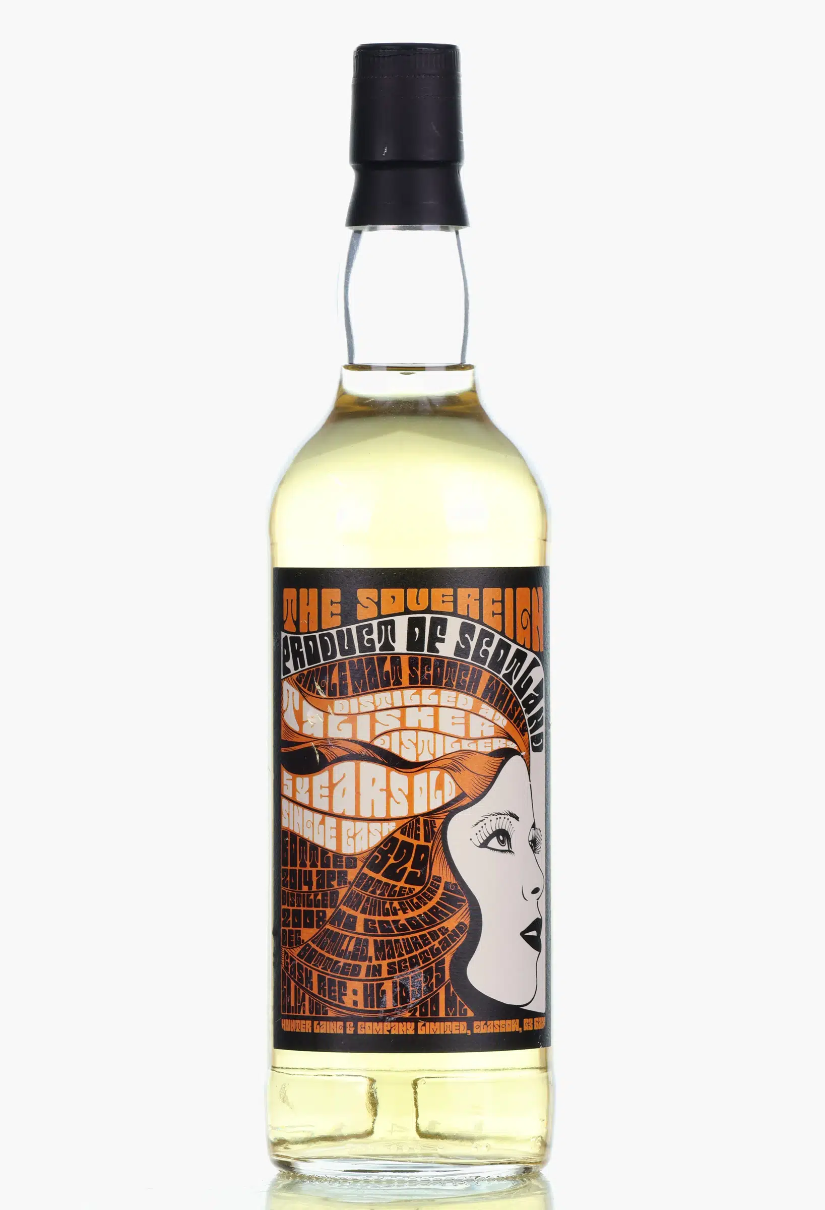Talisker The Sovereign 5 Year Old, Cask #HG 10525, 2008, Hunter Laing, 60.1% whisky bottle