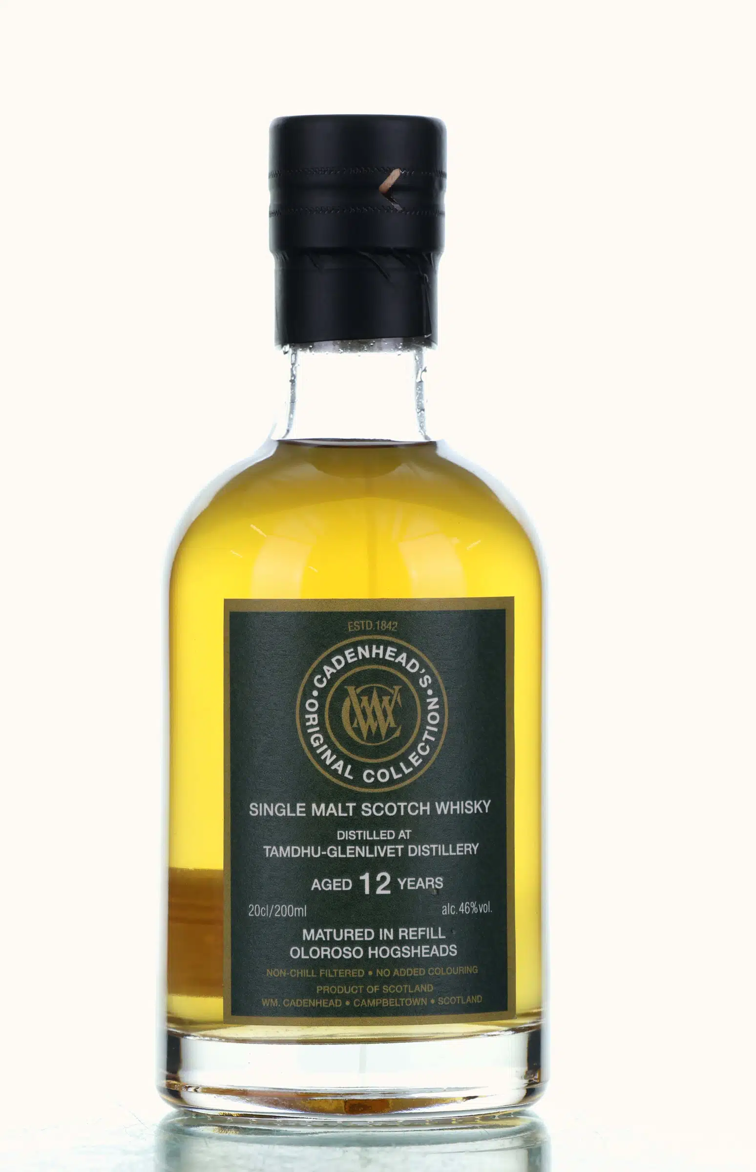 Tamdhu Cadenhead's Original Collection 12 Year Old, Oloroso Cask, 2013, Cadenhead's, 46% whisky bottle