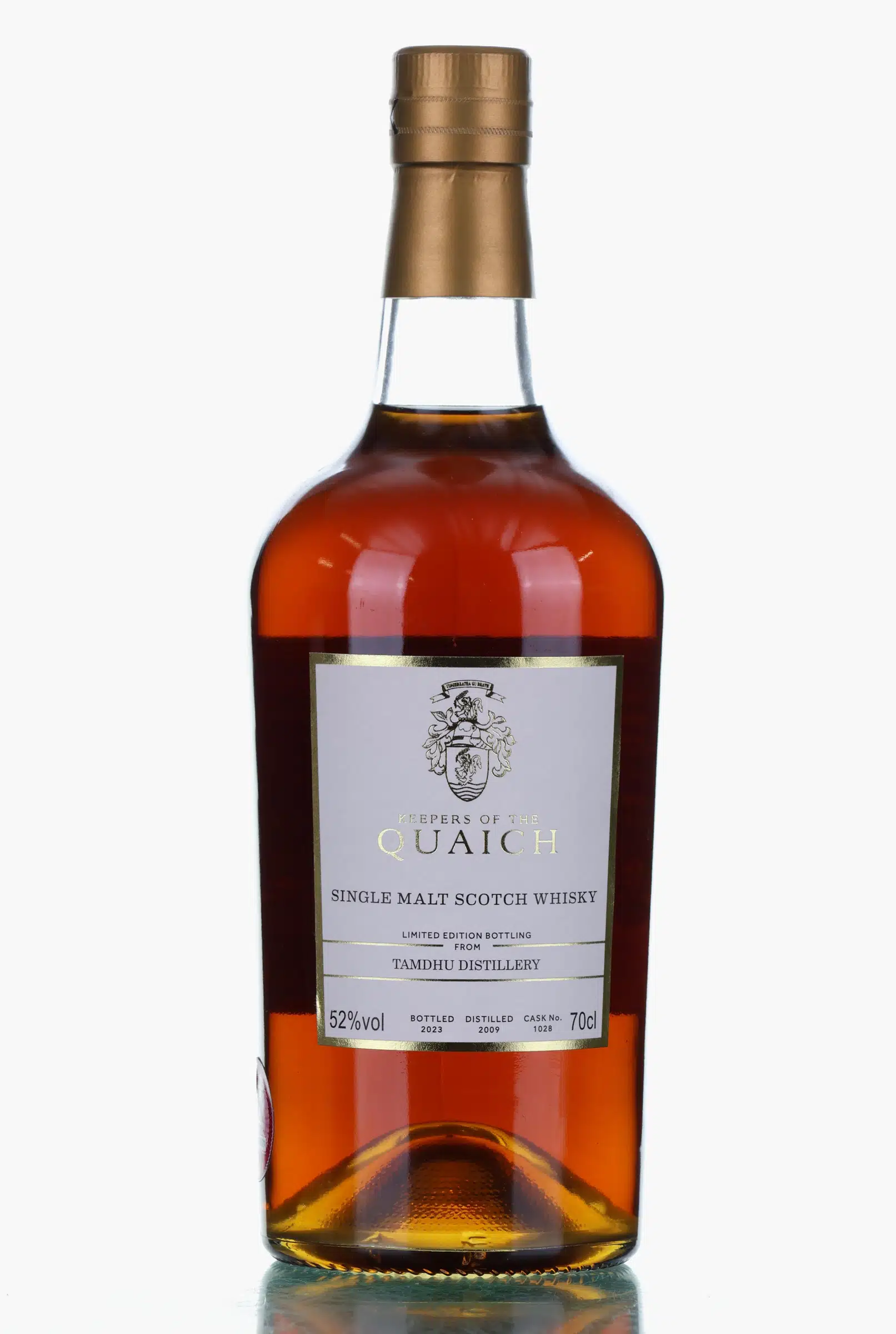 Tamdhu Keepers of the Quaich 14 Year Old, Sherry Cask, Cask #1028, 2023, 52% whisky bottle