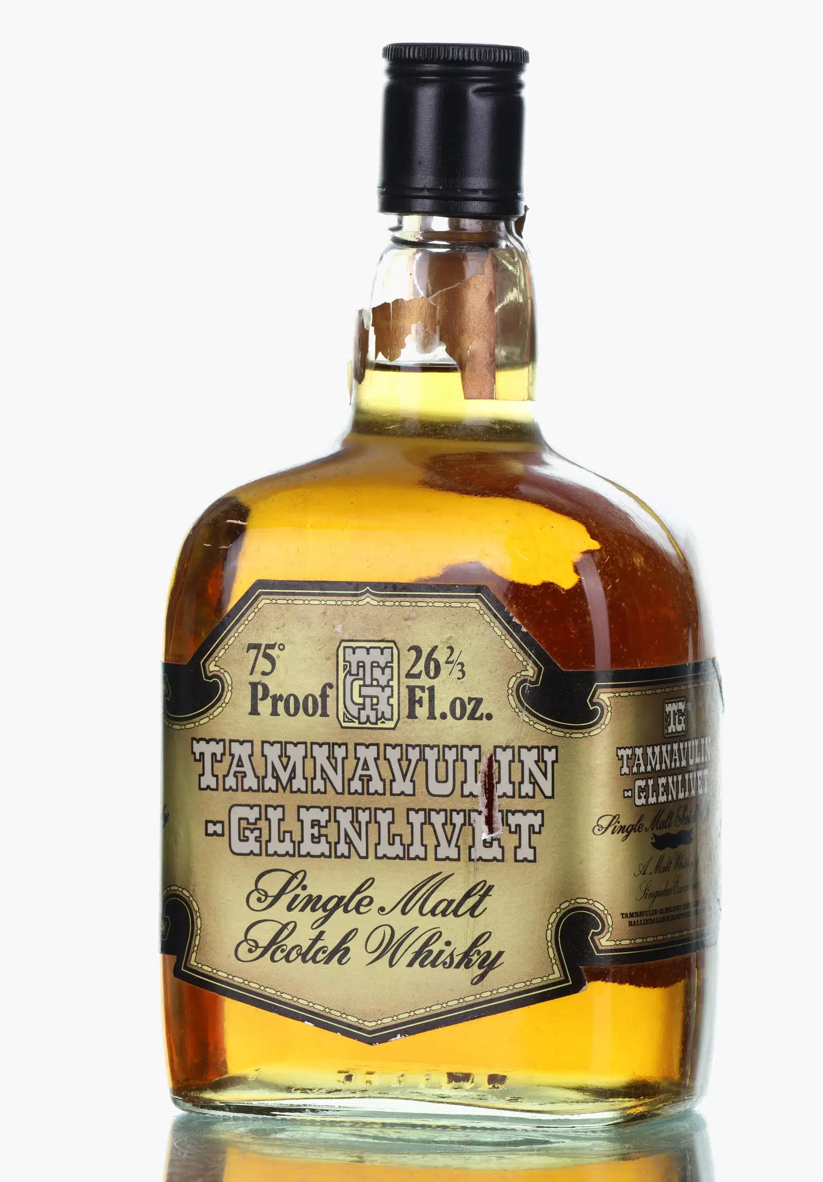Tamnavulin Tamnavulin-Glenlivet Dumpy 8 Year Old, 43% whisky bottle