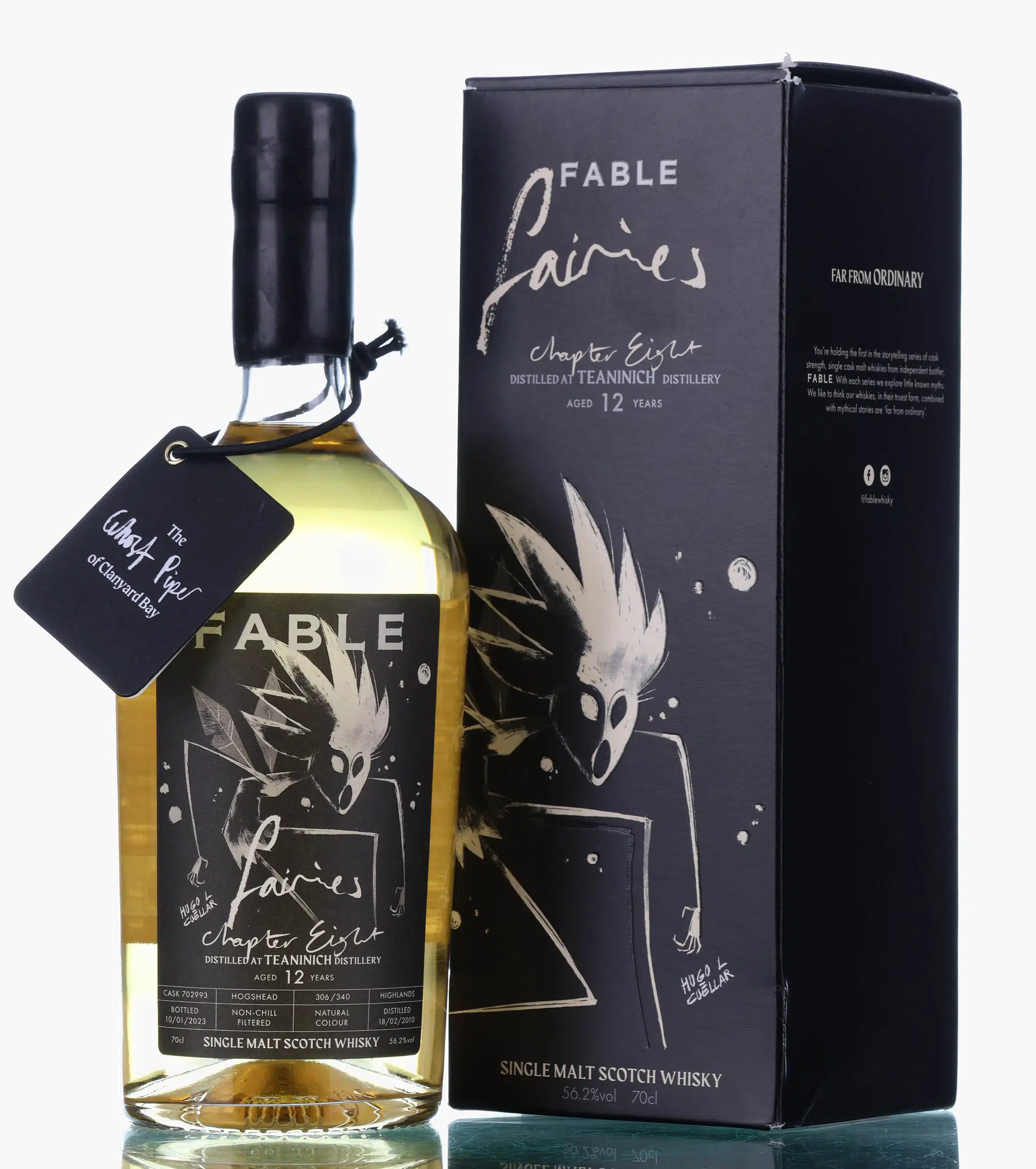 Teaninich Fable Chapter Eight 'Fairies' 12 Year Old, Hogshead Cask, Cask #702993, 2009, Fable, 56.2% whisky bottle