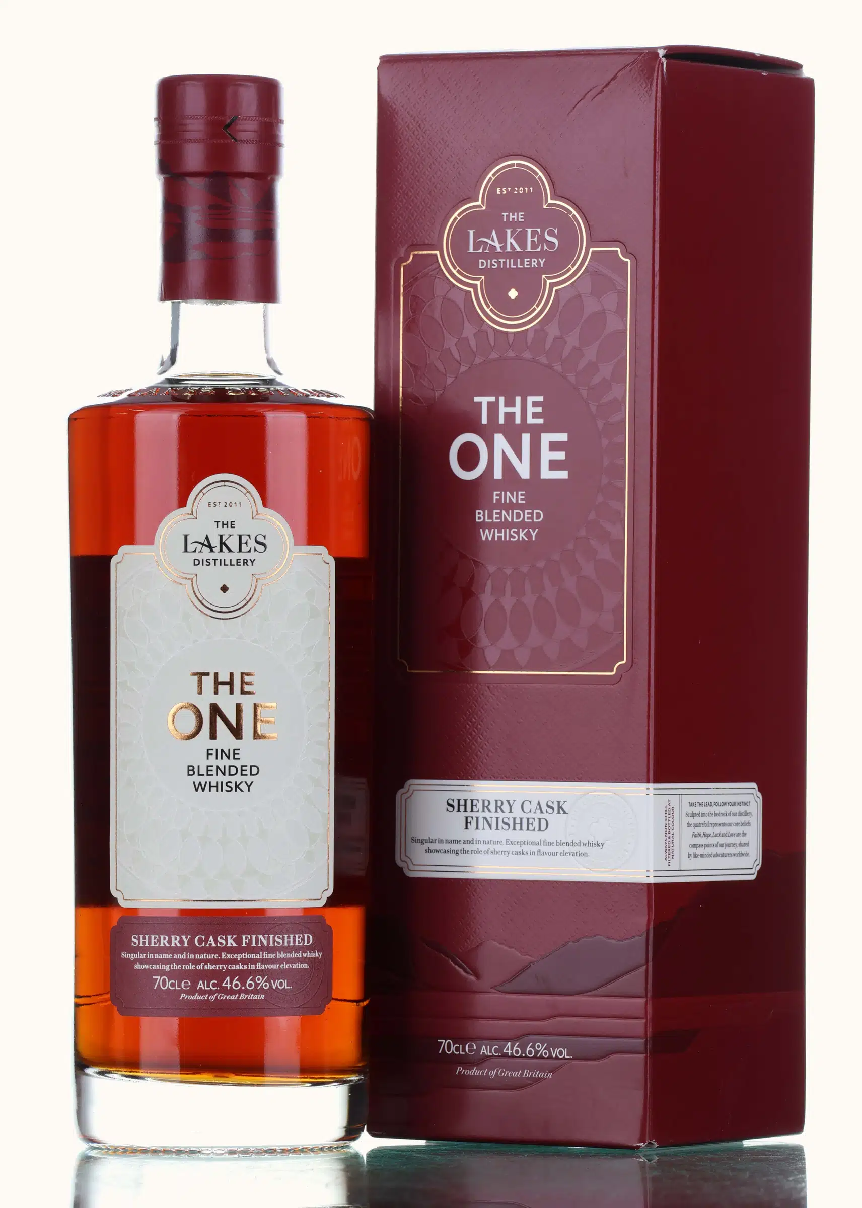 Lakes The One Sherry Cask Finish, Oloroso & PX Sherry Cask, 46.6% whisky bottle
