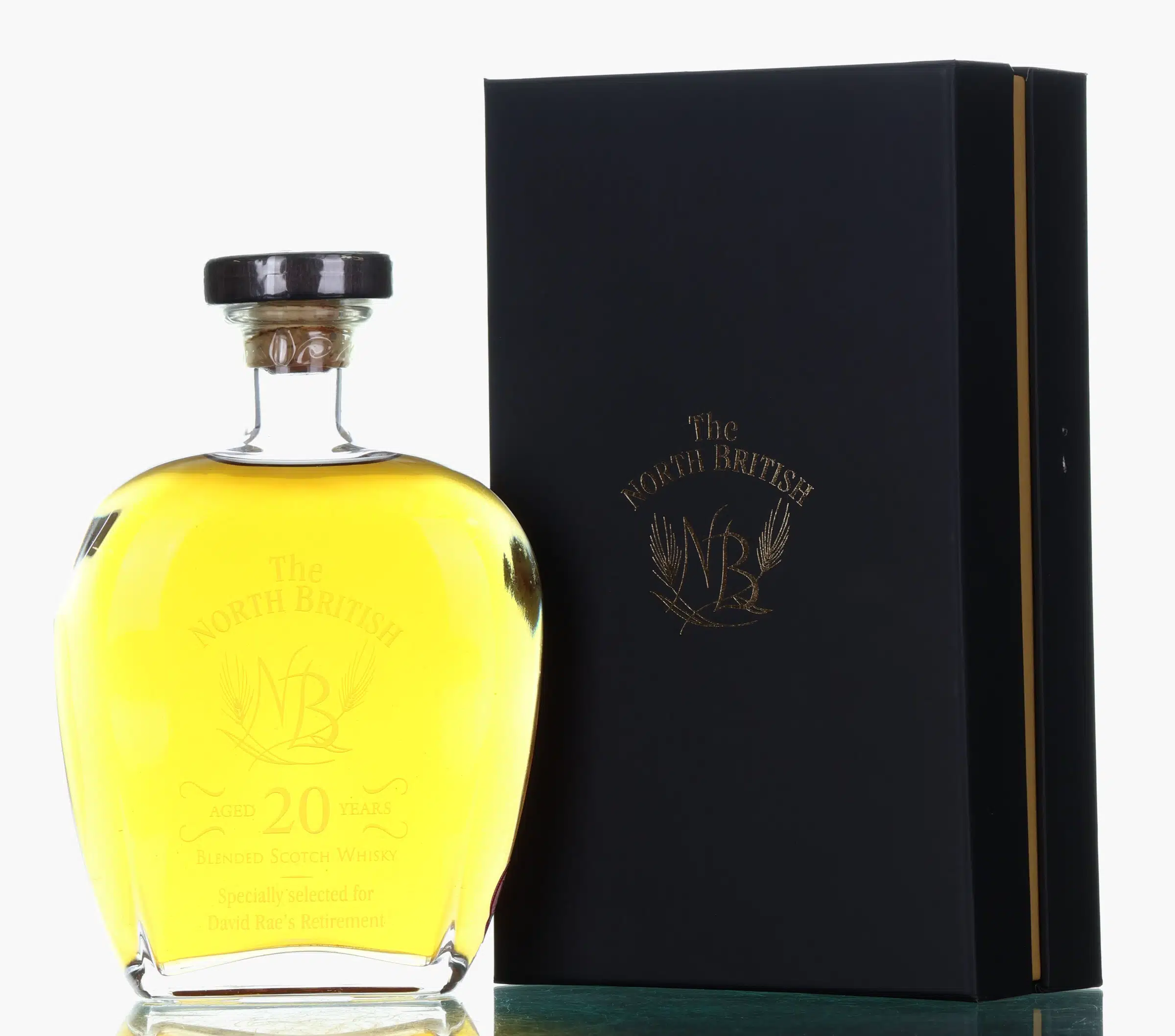 North British David Rae's Retirement Bottling 20 Year Old, 52.1% whisky bottle
