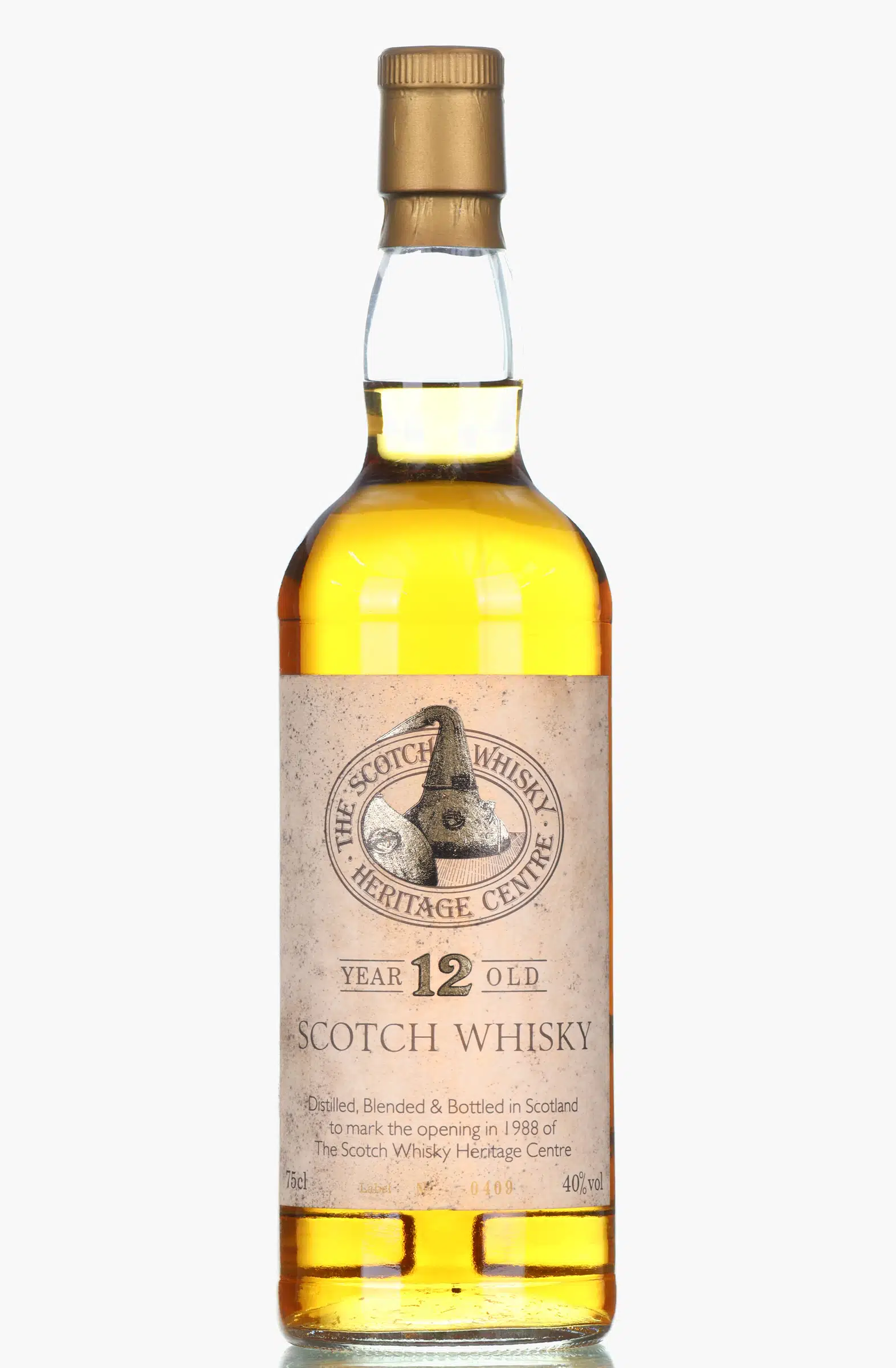 Scotch Whisky Heritage Centre Blend 12 Year Old, 1988, 40% whisky bottle