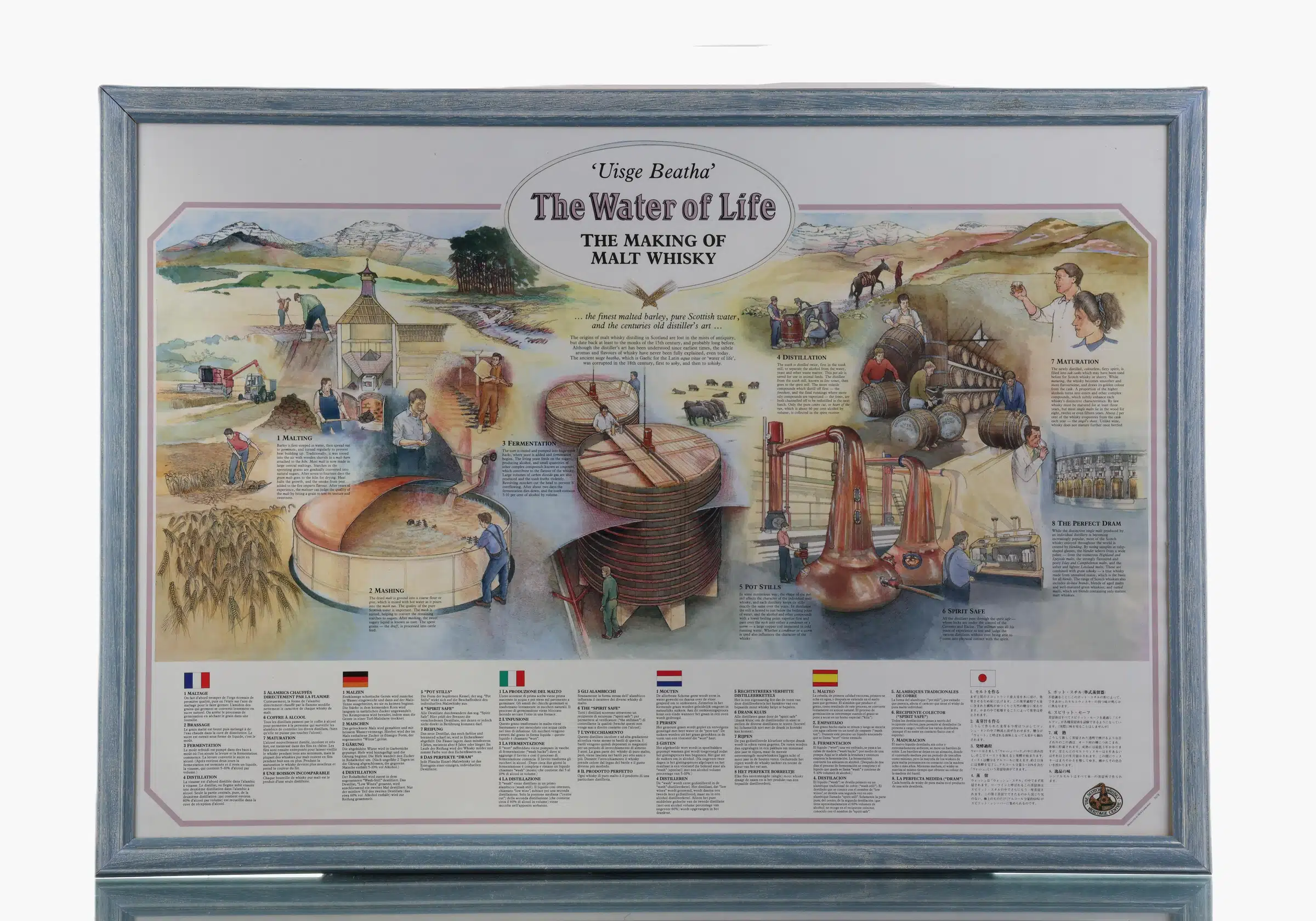 Water of Life | The Making of Malt Whisky Framed Poster