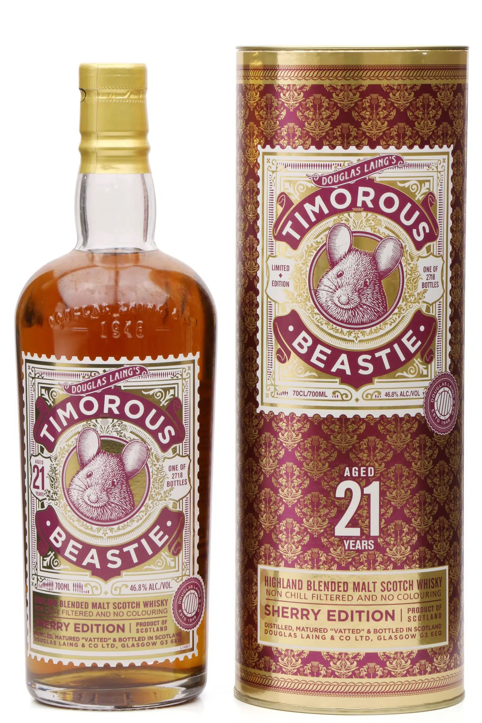 Timorous Beastie 21 Years Old Whisky | Just Whisky Auction