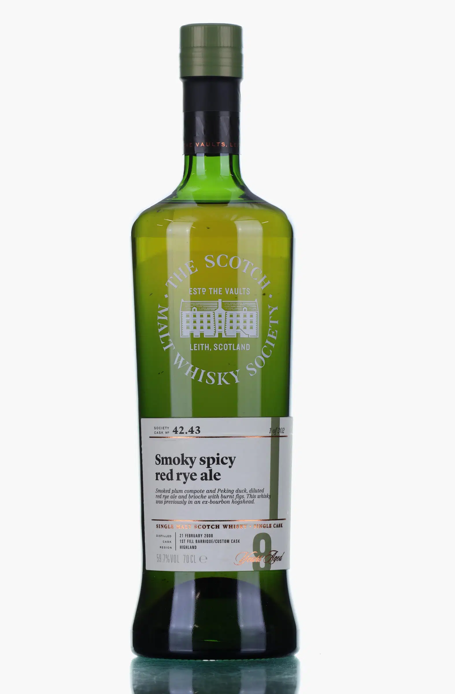 Tobermory 9 2008 Smws 42 43 Smoky Spicy Red Rye Ale