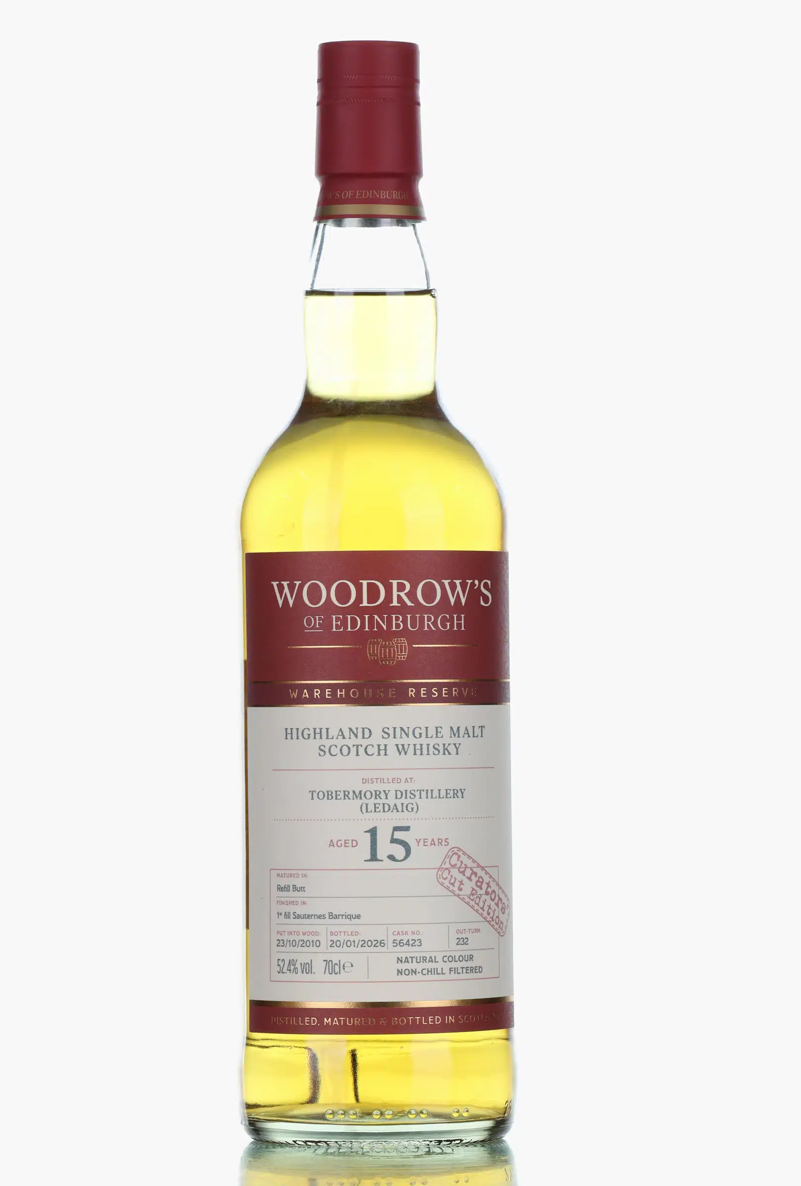 Tobermory Ledaig 15 2010 2026 Woodrow S Of Edinburgh Curators Cut Edition
