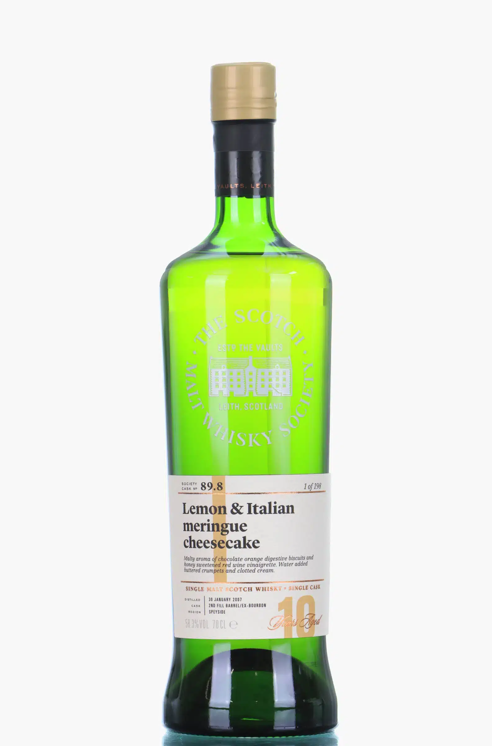 Tomintoul 10 2007 Smws 89 8 Lemon Italian Meringue Cheesecake