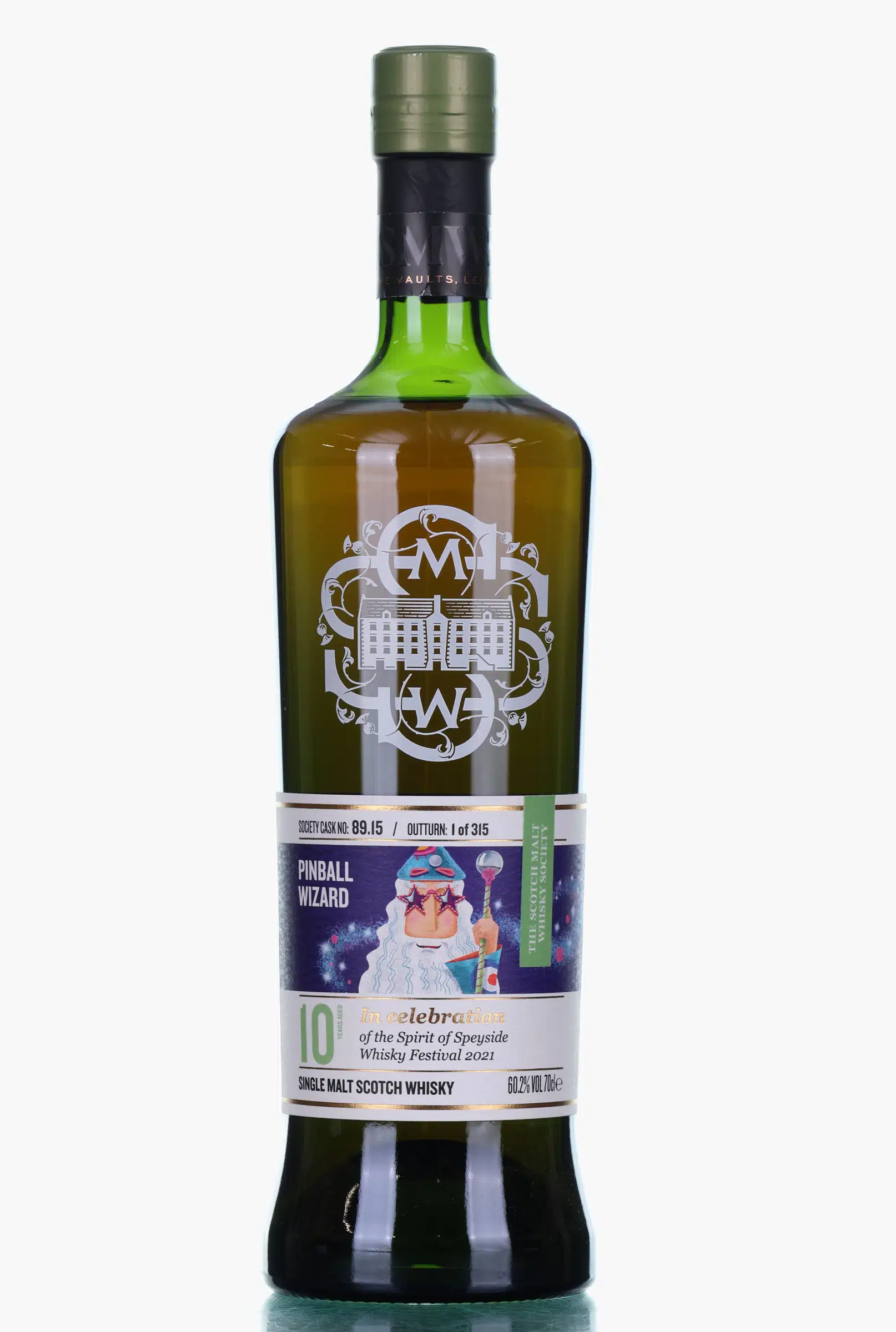 Tomintoul 10 Years Old 2010 2021 SMWS 89.15 Spirit of Speyside Festival, Sherry Cask, Cask #89.15, 2010, The Scotch Malt Whisky Society, 60.2% whisky bottle