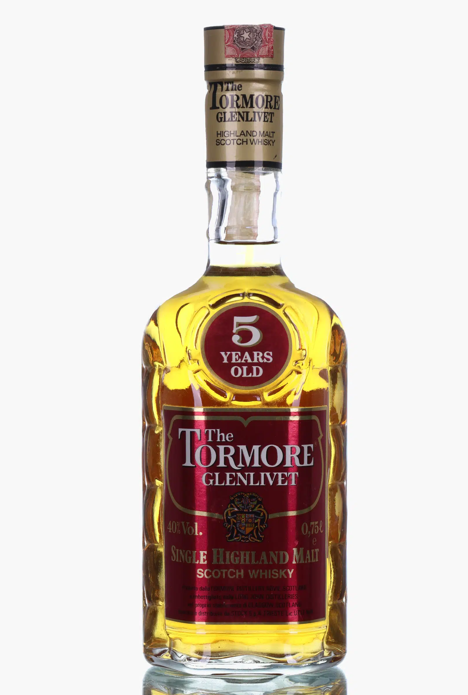 Tormore Stock Import 5 Year Old, Bourbon Cask, 1985, 40% whisky bottle