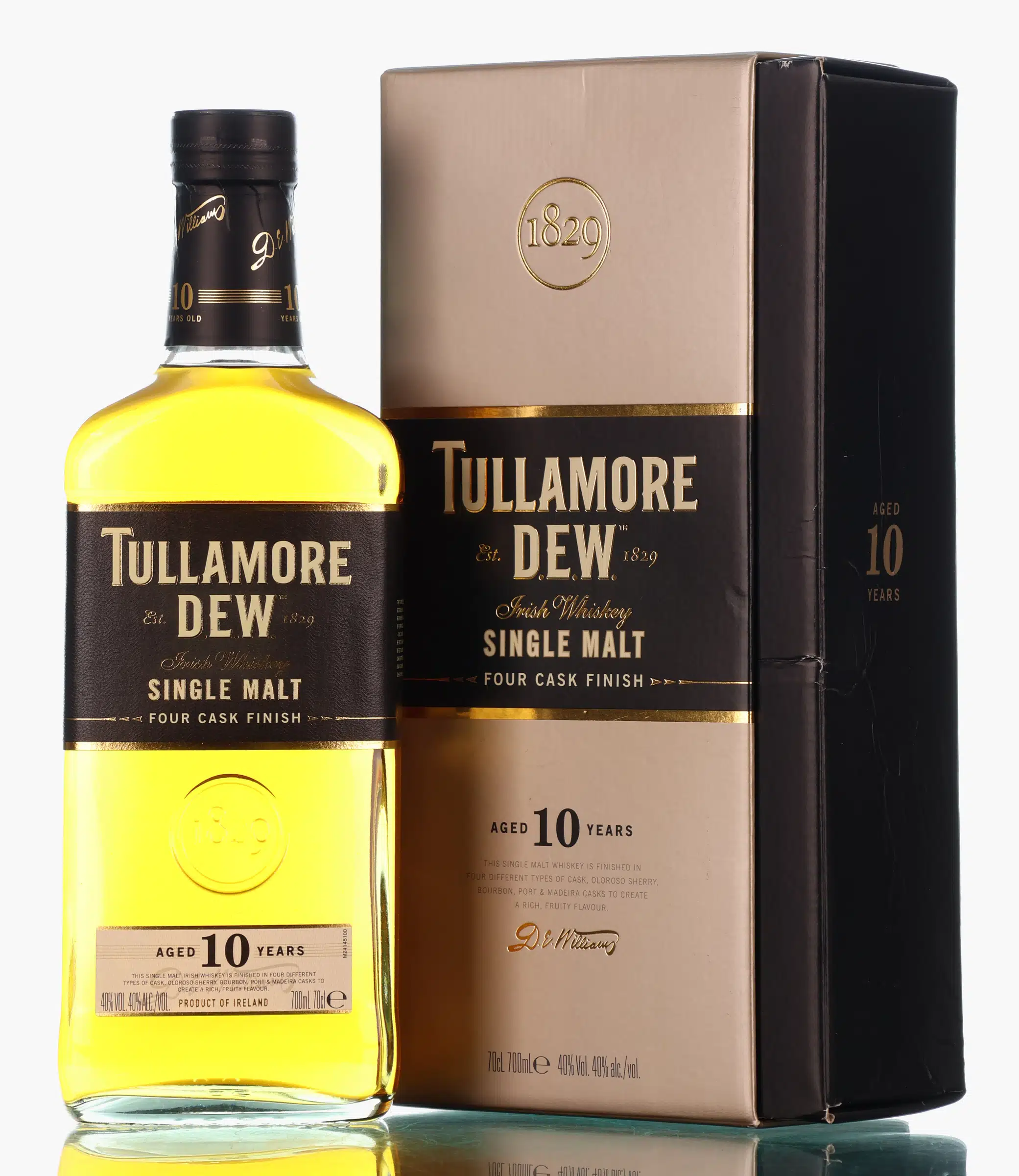 Tullamore D.E.W. 10 Year Old, Oloroso, Bourbon, Port & Madeira Cask, 2015, 40% whisky bottle