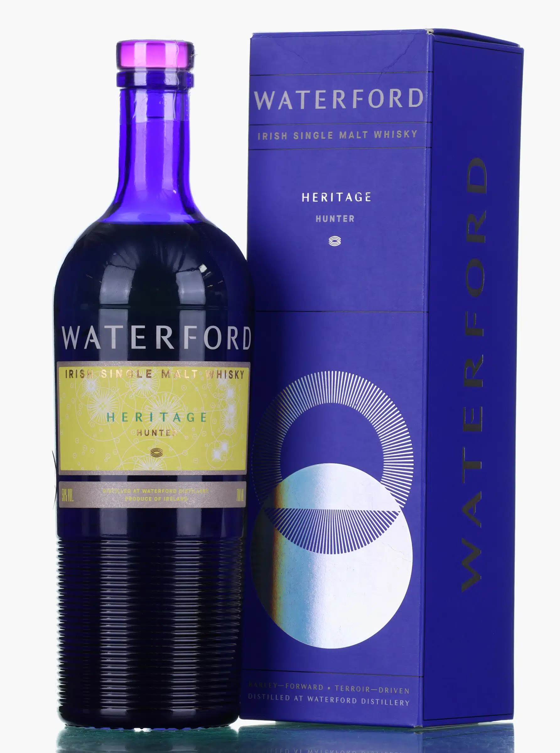 Waterford Heritage Hunter 3 Year Old, Mixed Cask, Batch No. 1.1, 2022, 50% whisky bottle