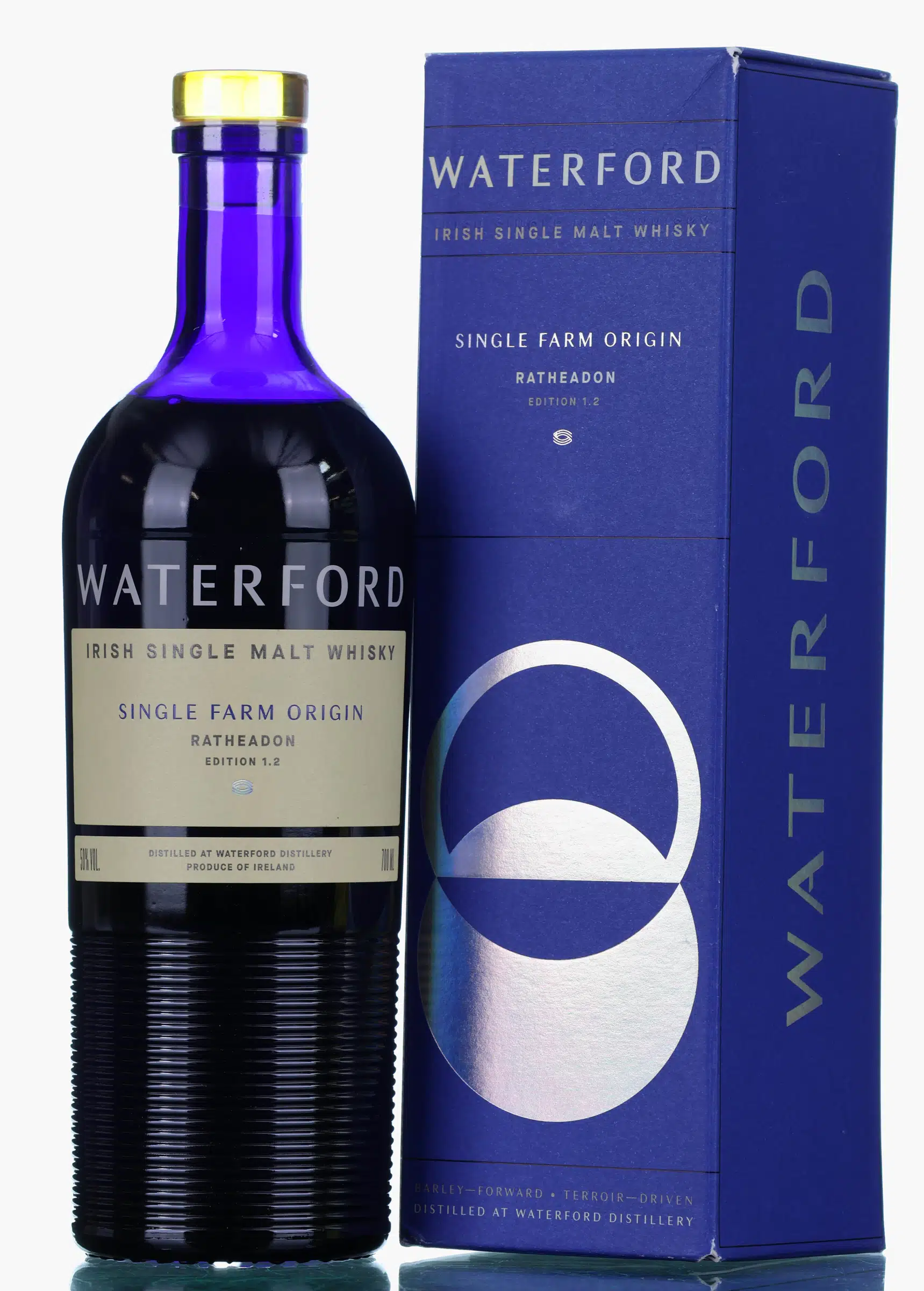 Waterford Single Farm Origin Sheestown Edition 1.2 4 Year Old, American Oak, French Oak, Vin Doux Naturel Cask, 2020, 50% whisky bottle