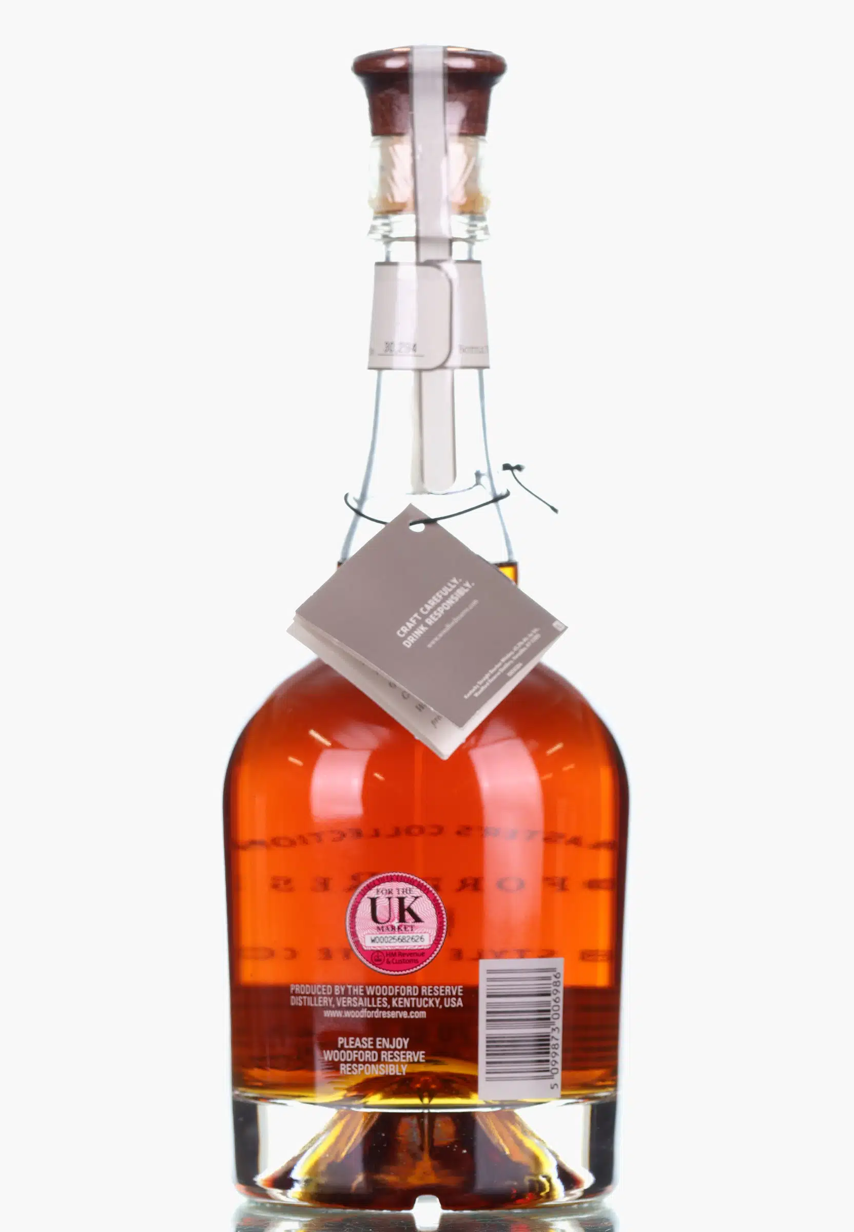 Woodford Reserve Master's Collection 1838 Style White Corn, New Charred Oak Cask, 2015, 45.2% whisky bottle