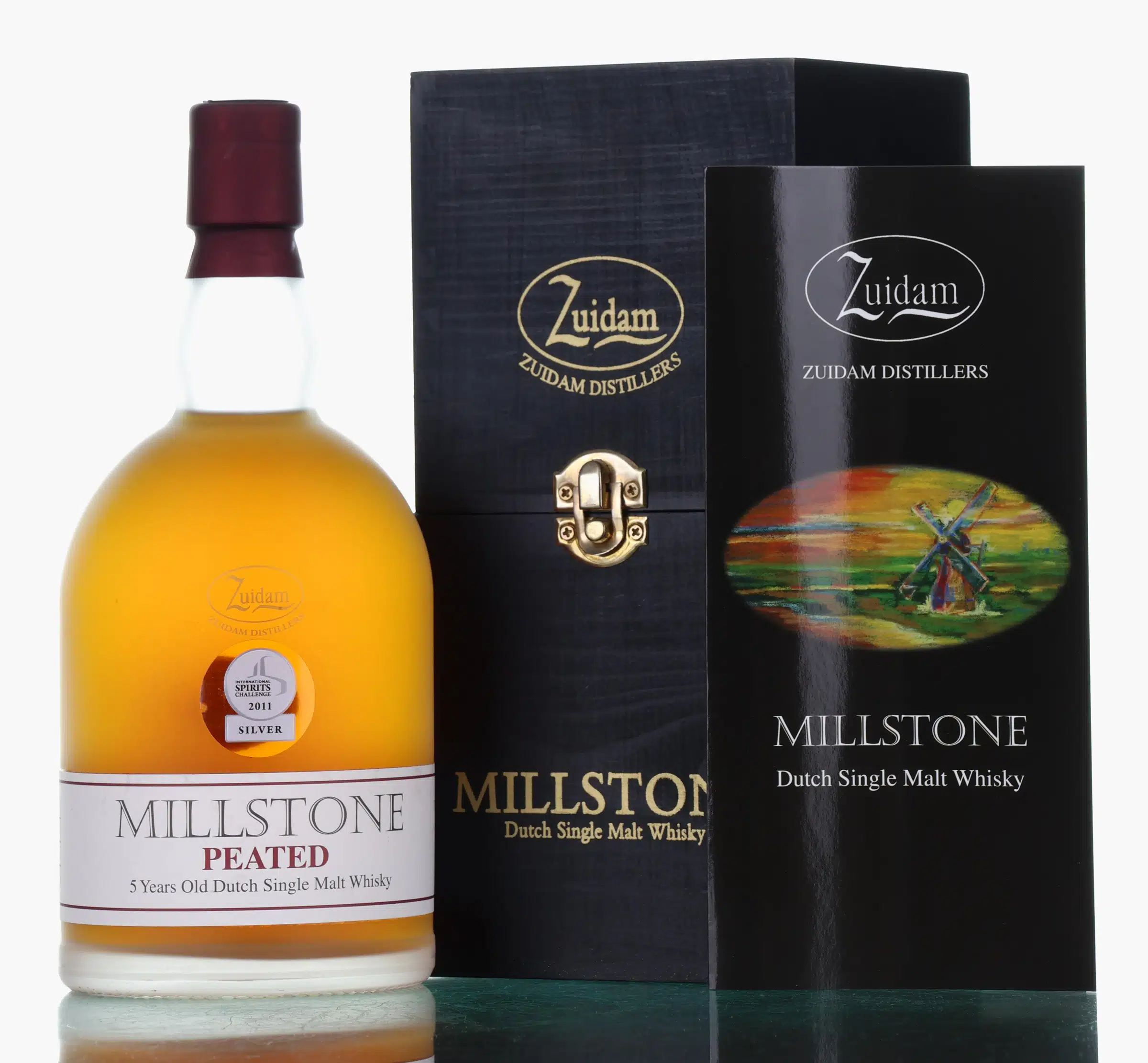 Zuidam Millstone Peated 5 Year Old, Cask #69, 2005, 40% whisky bottle